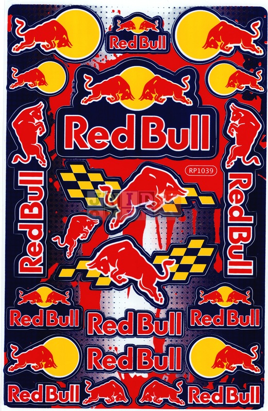 Buy Red Bull Stickers Decal - Jnid27 SHOP