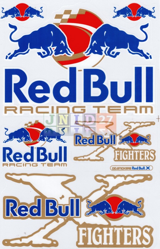 Zen Graphics - Red Bull Racing Team Decals / Stickers